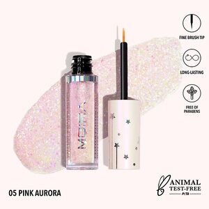 NWT Moira Glitter Glitter eye liner in Pink Aurora